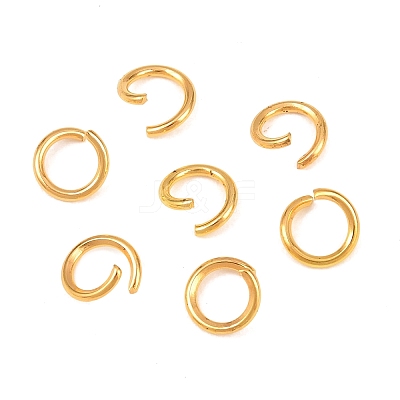 Iron Open Jump Rings JROS6mm-G-1