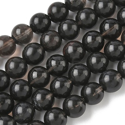 Natural Ice Obsidian Beads Strands G-P590-A03-10mm-03-1