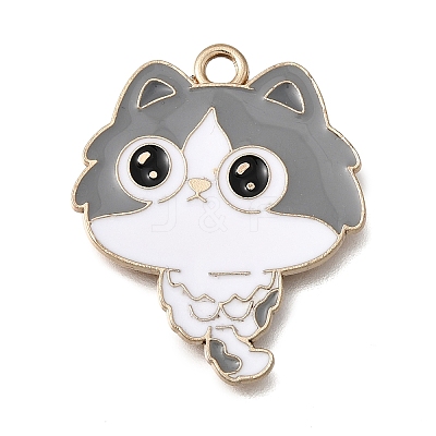 Alloy Enamel Pendants FIND-E047-02KCG-02-1