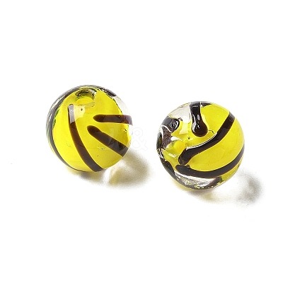 Handmade Transparent Lampwork Beads BLOW-D300-08E-1