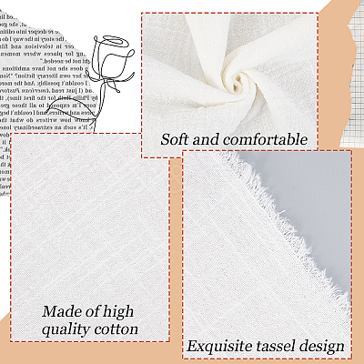 Square Cotton Table Runner AJEW-WH20018-13C-1