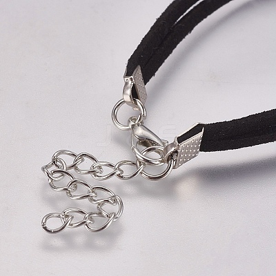Faux Suede Bracelet Making MAK-WH0007-01D-1