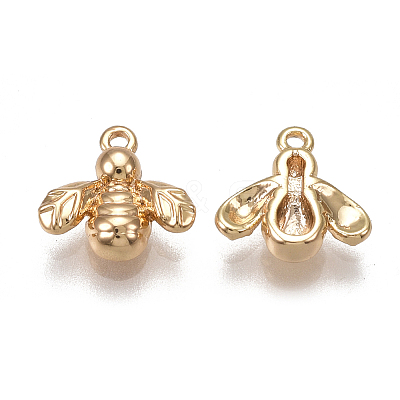 Brass Charms X-KK-T038-404G-1