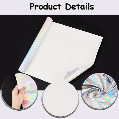 Laser Imitation Leather Fabric DIY-WH0491-31C-1