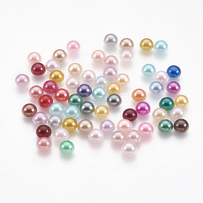 5000pcs ABS Plastic Imitation Pearl Cabochons SACR-S738-5mm-M-1