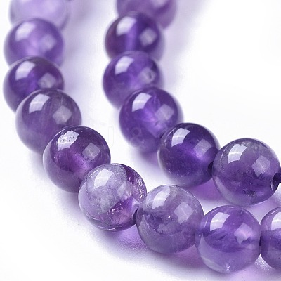 Natural Amethyst Beads Strands X-G-I256-02C-1