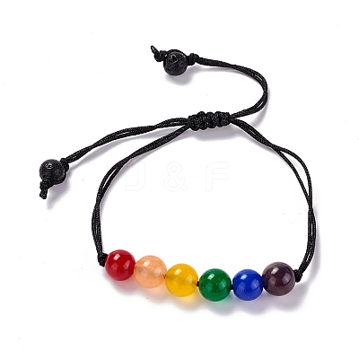 Rainbow Pride Bracelet BJEW-F424-03-1