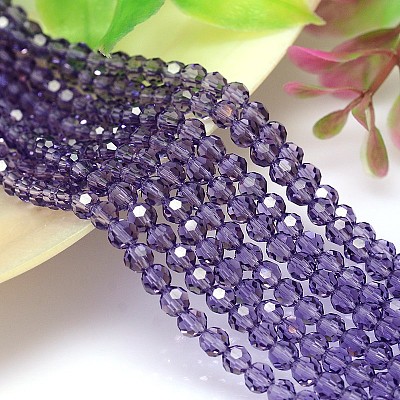 Imitation Austrian Crystal Bead Strands G-M181-10mm-26A-1