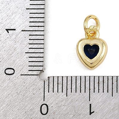 Brass with Cubic Zirconia Pendants KK-A269-67C-G-1
