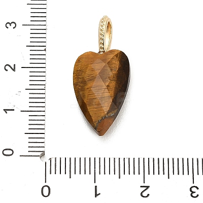 Natural Tiger Eye Pendants G-C290-01E-1