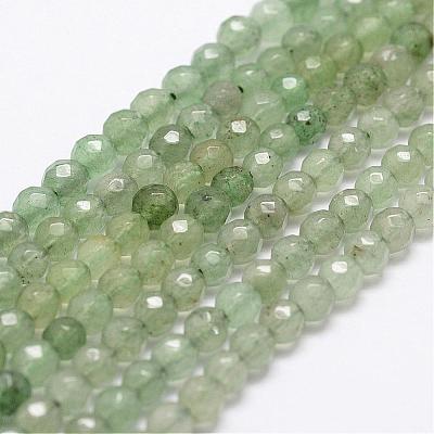 Natural Green Aventurine Beads Strands G-D840-28-4mm-1