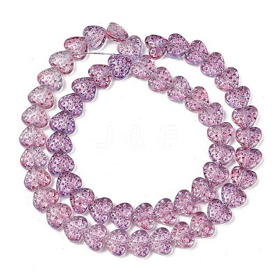 Transparent Glass Beads Strands GLAA-H038-01D-1