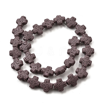 Natural Lava Rock Beads Strands G-L498-E02-01C-1