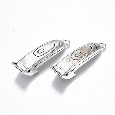 Tibetan Style Alloy Pendants TIBE-S323-075AS-RS-1