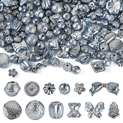 100G Pearlized Opaque Acrylic Beads OACR-TA0004-40-1