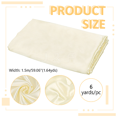 Polyester Satin Fabric OCOR-WH0082-214C-1