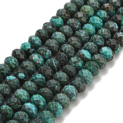 Synthetic Malachite Beads Strands G-Z111-A43-1