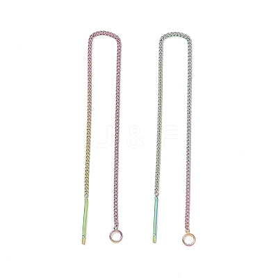Ion Plating(IP) 304 Stainless Steel Stud Earring Finding LS-STAS-E161-07RC-1