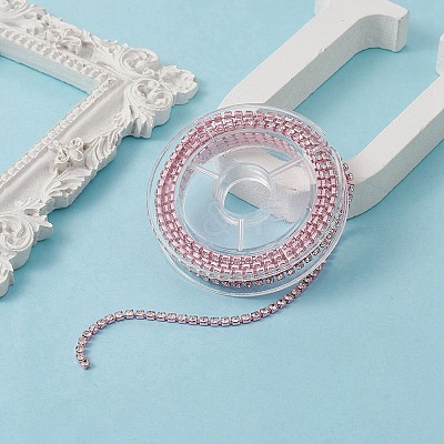 Electrophoresis Brass Rhinestone Strass Chains CHC-YW0001-05E-1