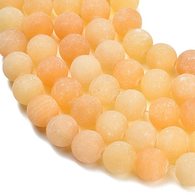 Natural Yellow Calcite Beads Strands GG-CBAA3AB-01-12mm-1