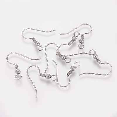 Tarnish Resistant 316 Surgical Stainless Steel Earring Hooks LS-X-STAS-I090-03P-1