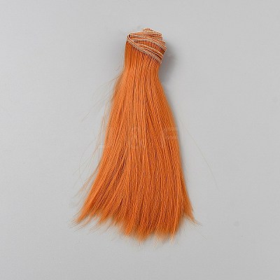 High Temperature Fiber Doll Wig Hair AJEW-WH0695-008A-1