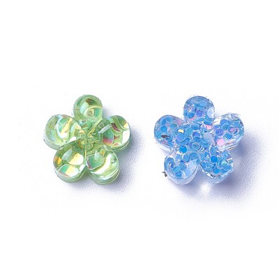 Resin Cabochons RESI-F017-07-1