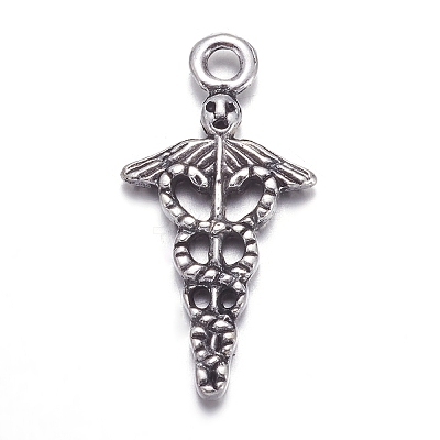 Tibetan Style Alloy Pendants TIBEP-N009-060AS-NR-1