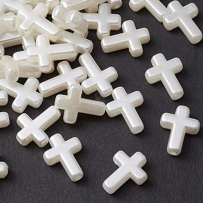 ABS Plastic Imitation Pearl Beads OACR-YW0001-71-1