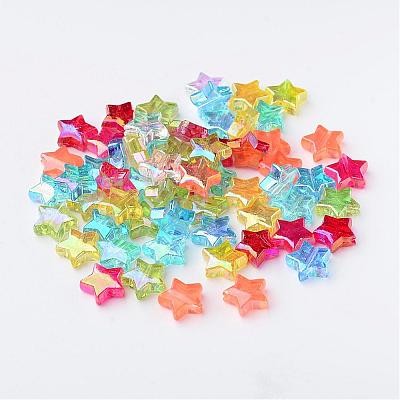 Eco-Friendly Transparent Acrylic Beads PL556M-1
