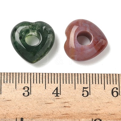 Natural Indian Agate European Beads G-C252-01H-1