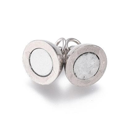 Brass Magnetic Clasps with Loops MC020-NF-1