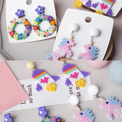 1000Pcs PE DIY Melty Beads Fuse Beads Refills DIY-SP0006-83D-1