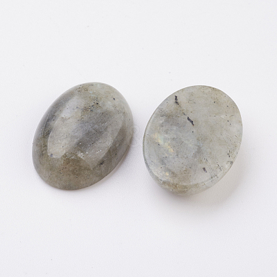 Natural Labradorite Flat Back Cabochons G-G741-18x25mm-18-1