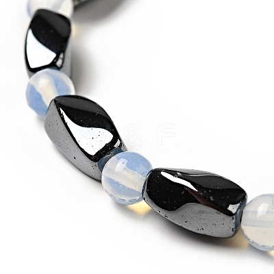 Round Opalite Stretch Bracelets BJEW-G072-1-1