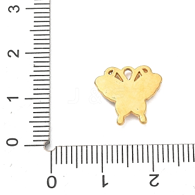 304 Stainless Steel Micro Pave Clear Cubic Zirconia Pendants SA-CBA8A4A-03B-G-1