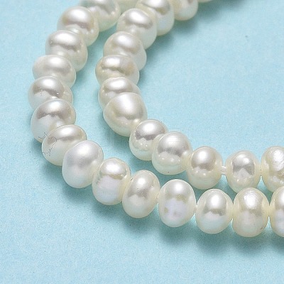 Natural Cultured Freshwater Pearl Beads Strands PEAR-A005-21B-01-1