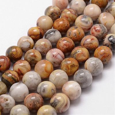Natural Crazy Lace Agate Beads Strands G-D840-70-8mm-1