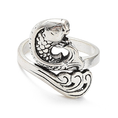 Alloy Fish Open Cuff Ring SENE-PW0017-13-1