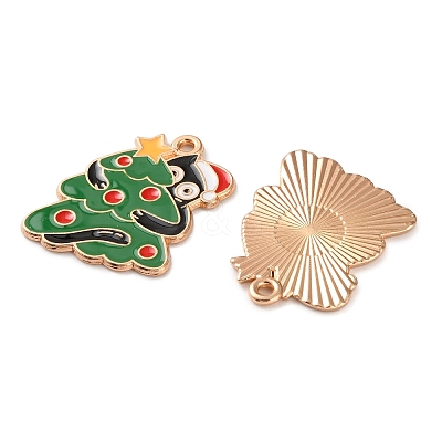 Christmas Theme Alloy Enamel Pendants ENAM-Z022-03D-1