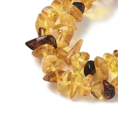 Natural Amber Beads Strands G-L095-D01-04-1