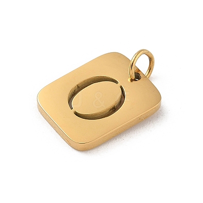 304 Stainless Steel Charms STAS-R001-01G-O-1