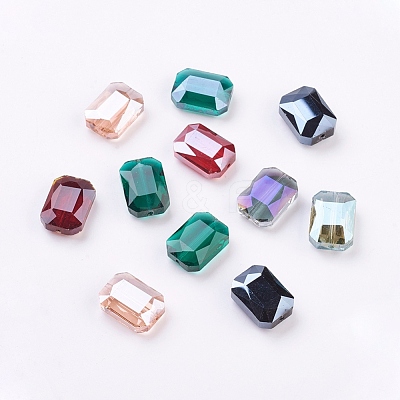 Electroplated Glass Beads X-EGLA-H002-A-M-1