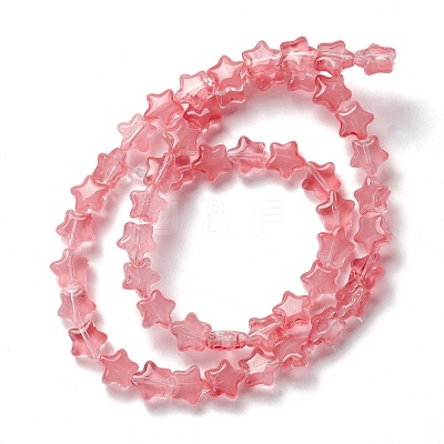 Transparent Glass Beads Strand GLAA-F112-02A-1