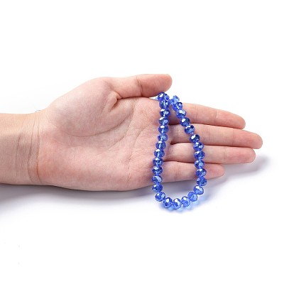Glass Beads Strands GR8MMY-24L-1