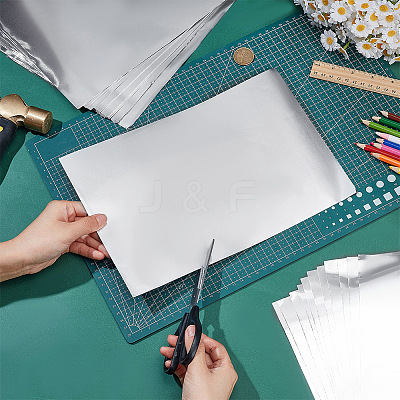 Rectangle Tinfoil Paper Sheets for Craft Engraving DIY-WH0671-302B-01-1