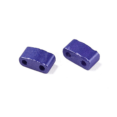 2-Hole Baking Paint Glass Seed Beads SEED-S023-17B-10-1