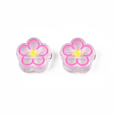 Transparent Acrylic Beads ACRC-S039-03E-1