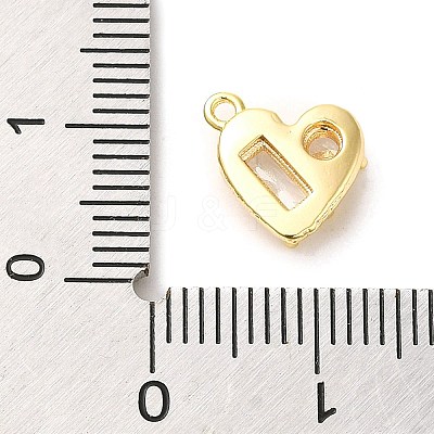 Brass Micro Pave Cubic Zirconia Pendants LS-ZIRC-P113-05G-1