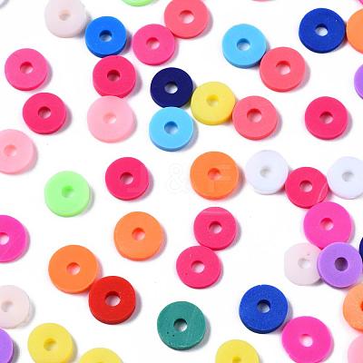 Handmade Polymer Clay Beads CLAY-R067-6.0mm-BM1-1